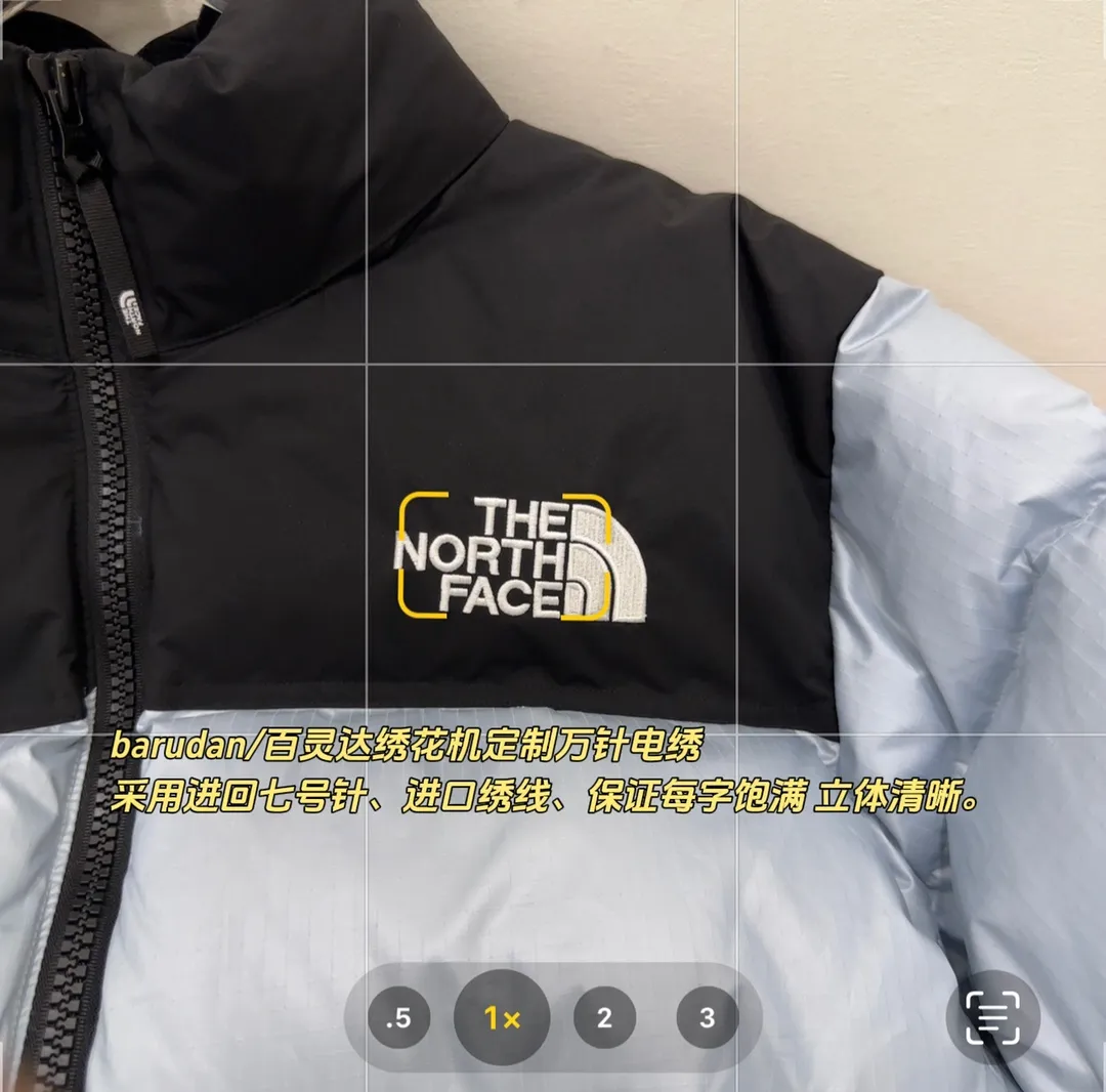 •The strongest details, what you see is what you get 𝗧𝗛𝗘 𝗡𝗢𝗥𝗧𝗛 𝗙𝗔𝗖𝗘｜North Face Large Plaid Series Novelty Nuptse Down/Hooded Down Jacket